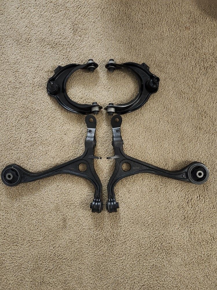 Front Lower and Upper Control Arms