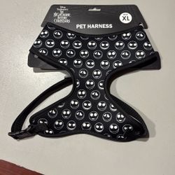New Disney The Nightmare Before Christmas Dog Harness 
