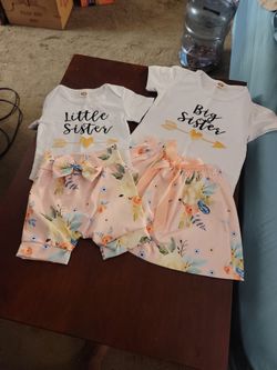 Big Sis/ Little Sis 3-6 Months And 18-24 Months