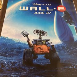 WALL E ADVANCE ORIGINAL ROLLED DOUBLE SIDED 27X40 MOVIE POSTER 2008 DISNEY PIXAR