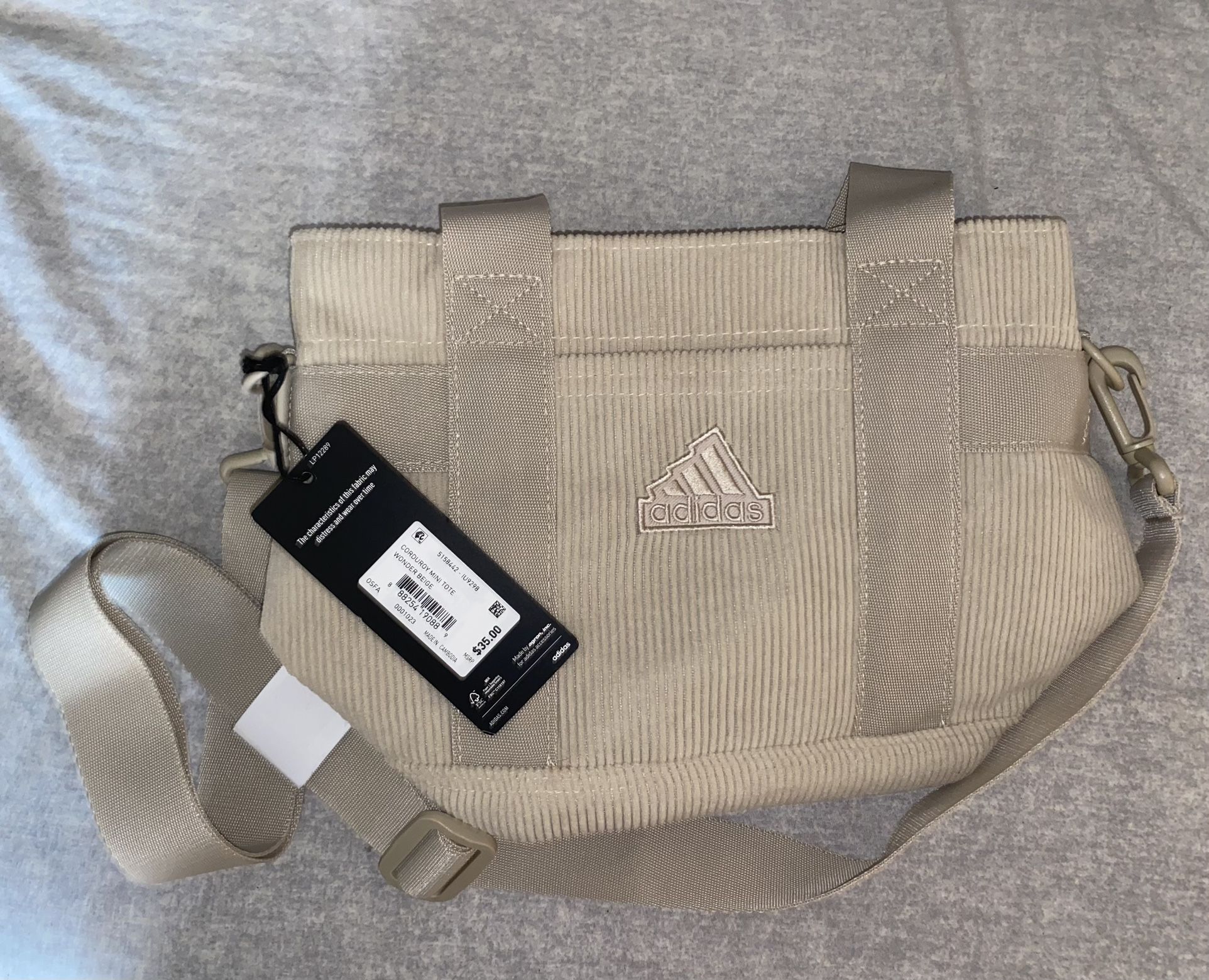 Corduroy Mini Tote - Adidas