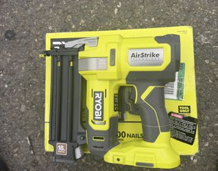 RYOBI ONE+ 18V 18-Gauge Cordless AirStrike Brad Nailer (Tool Only