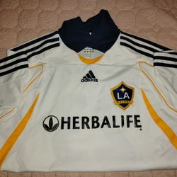 07-08 La Galaxy Home Jersey  David Beckham