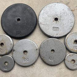 90 lbs 1” Weight Plates