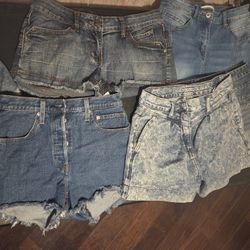 Womens Denim Shorts Bundle 