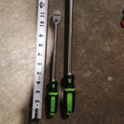 Vim Xtra Long 3/8 &1/4 In Ratchet. 