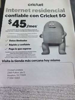 Cricket 5G home internet