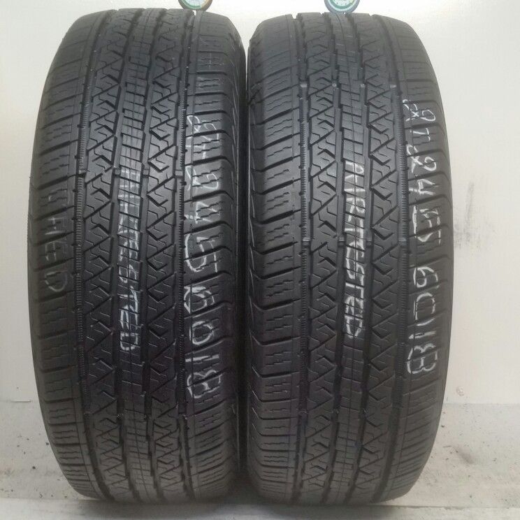 2 Tires 245 60 18 Continental Sure contact LX Like New No Repairs