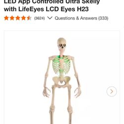 6.5 Ft. Grave & Bones Animated LED App Controlled