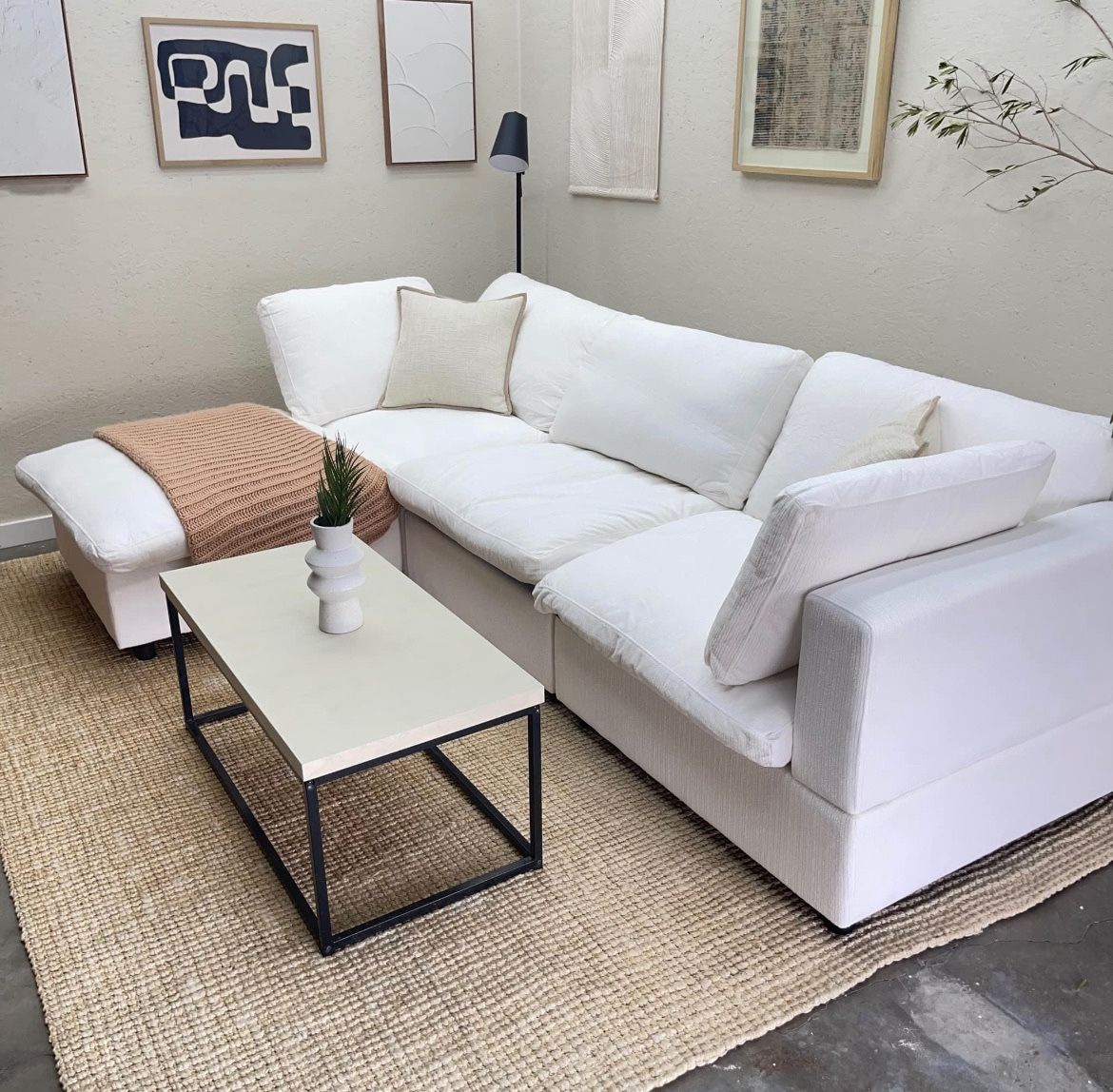 White Cloud Sectional (New)