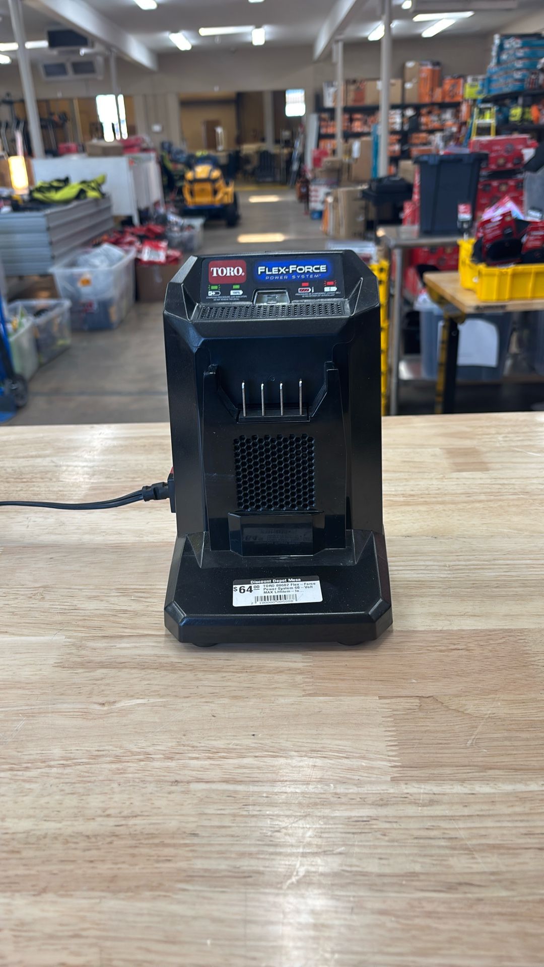 TORO 88602 Flex-Force Power System 60-Volt MAX Lithium-Ion Battery Charger