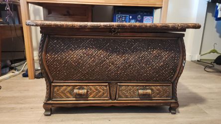 Rattan Chest