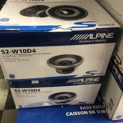 Alpine S2-w10d4 On Sale Today