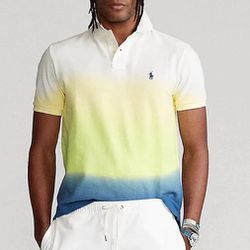 Ralph Lauren Polo Shirt (Dip Dye) XL Brand New With Tags 