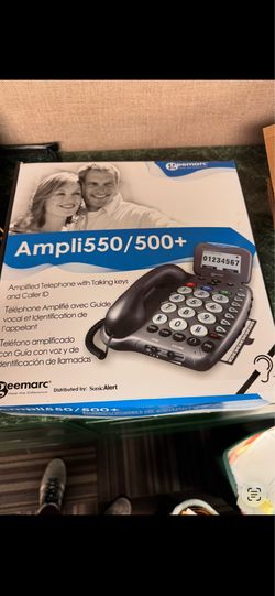 Brand New Geemarc Ampli550 Amplified Corded Telephone