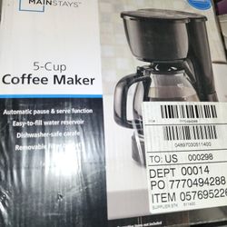 5 Cup Coffee Maker