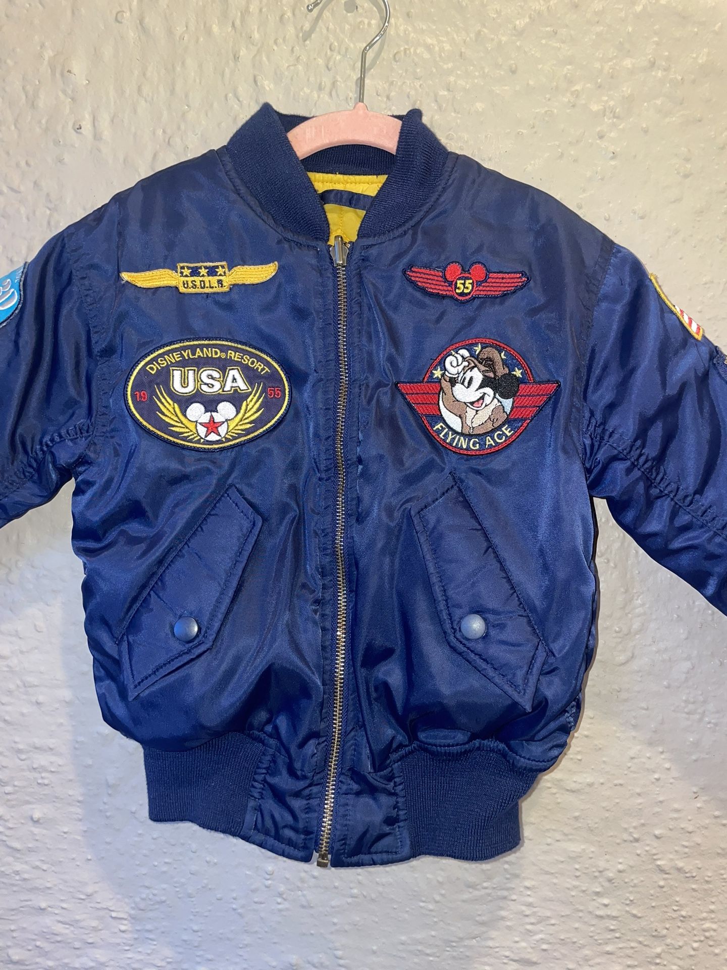Disney Kids Bomber Jacket. Reversible.