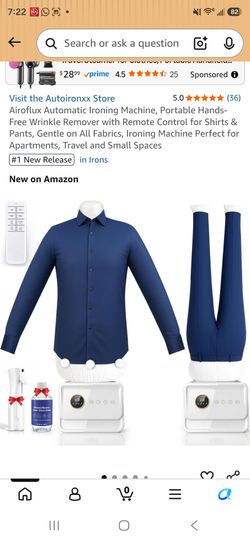 Airoflux Automatic Portable Ironing Machine