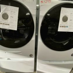 Virtual Appointment Available Open Box Front Loading Washer & DryerSet