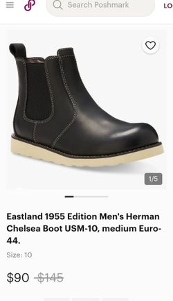 SIZE 12 Eastland 1955 Herman Men's Chelsea Boot