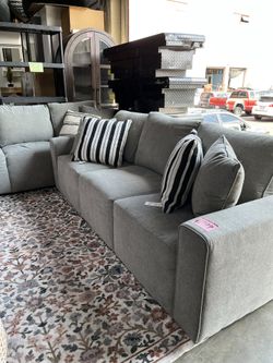 Flexsteel Fabric Grey sofa 