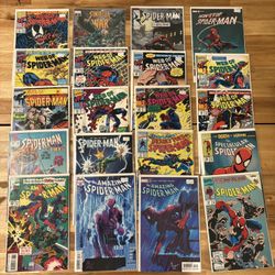 Spider-Man Comic Book Lot, 20 Issues, Marvel Comics