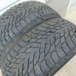 2 New Old Stock 275 55 20 Nokian Hakkapeliitta R3 Winter Tires Date 2020