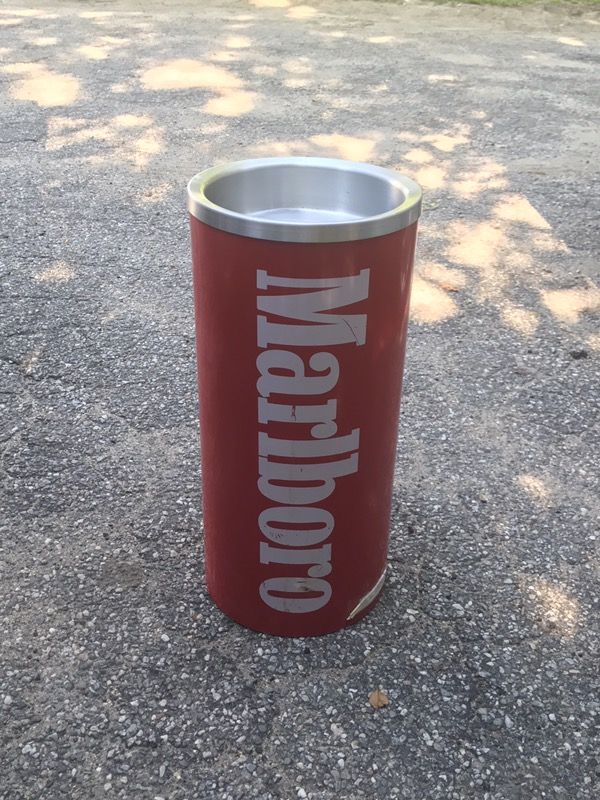 Vintage Marlboro Standing Ashtray