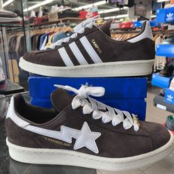 Adidas Campus 80s Bape 30th Anniversary Brown