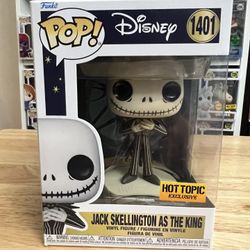Jack Skellington as the King Tarot Card Funko Pop #1401 Nightmare Disney Movies