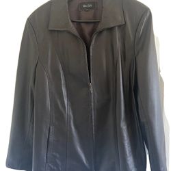 women leather jacket 2xl size
