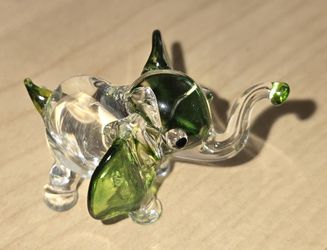 Vintage glass blown animals
