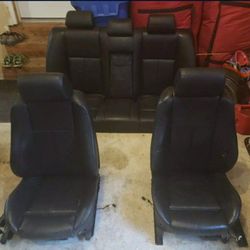 Set of black leather seats 2000 BMW 540I heated front seats $800 obo