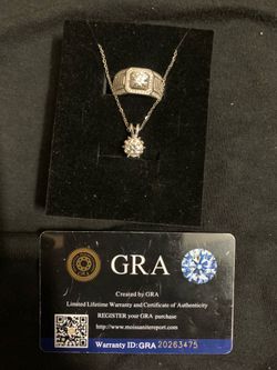 Moissanite woman’s jewelry set