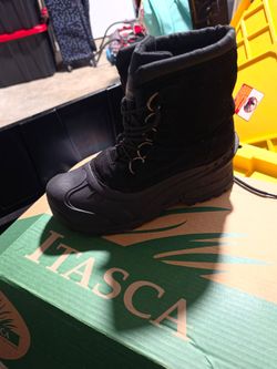 Itasca Black Winter Snow Boots