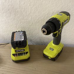 Ryobi ONE+ 18V Cordless 1/2” Drill/Driver Kit (PCL206K2) with Battery & Charger – Open box 