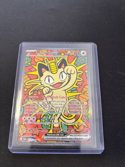 Meowth Pokémon card perfect order