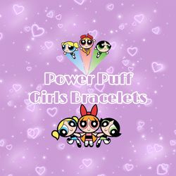 Power Puff Girls Charm Bracelets