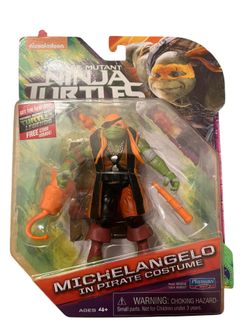 TMNT Out of the Shadows Michelangelo In Pirate Costume Action Figure 2016