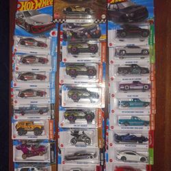 Hot Wheels Die Cast Cars Lot 