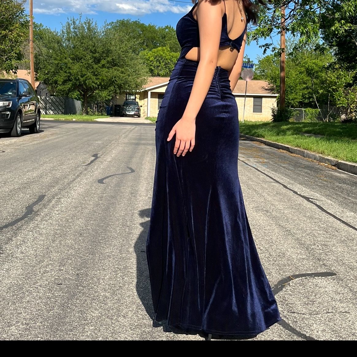homecoming dress san antonio Blue Prom/homecoming Dress( available) Small/Medium: Long for Sale in Antonio, TX dresses near me formal