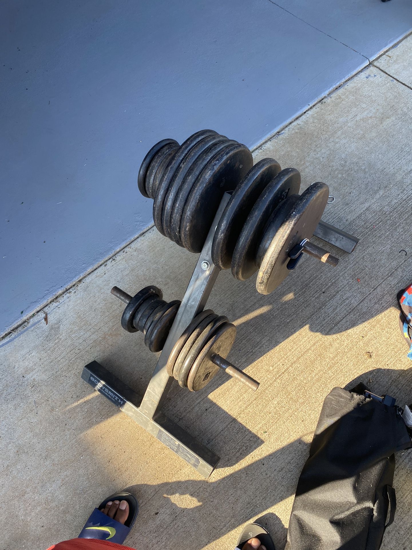 Weight bench/ Metal Weights