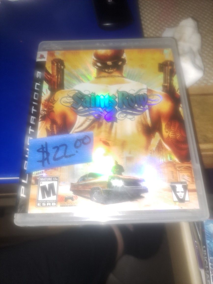 Video Games Play Station Saints Row