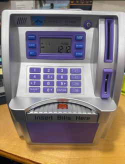 ATM Piggy Bank for Real Money for Kids