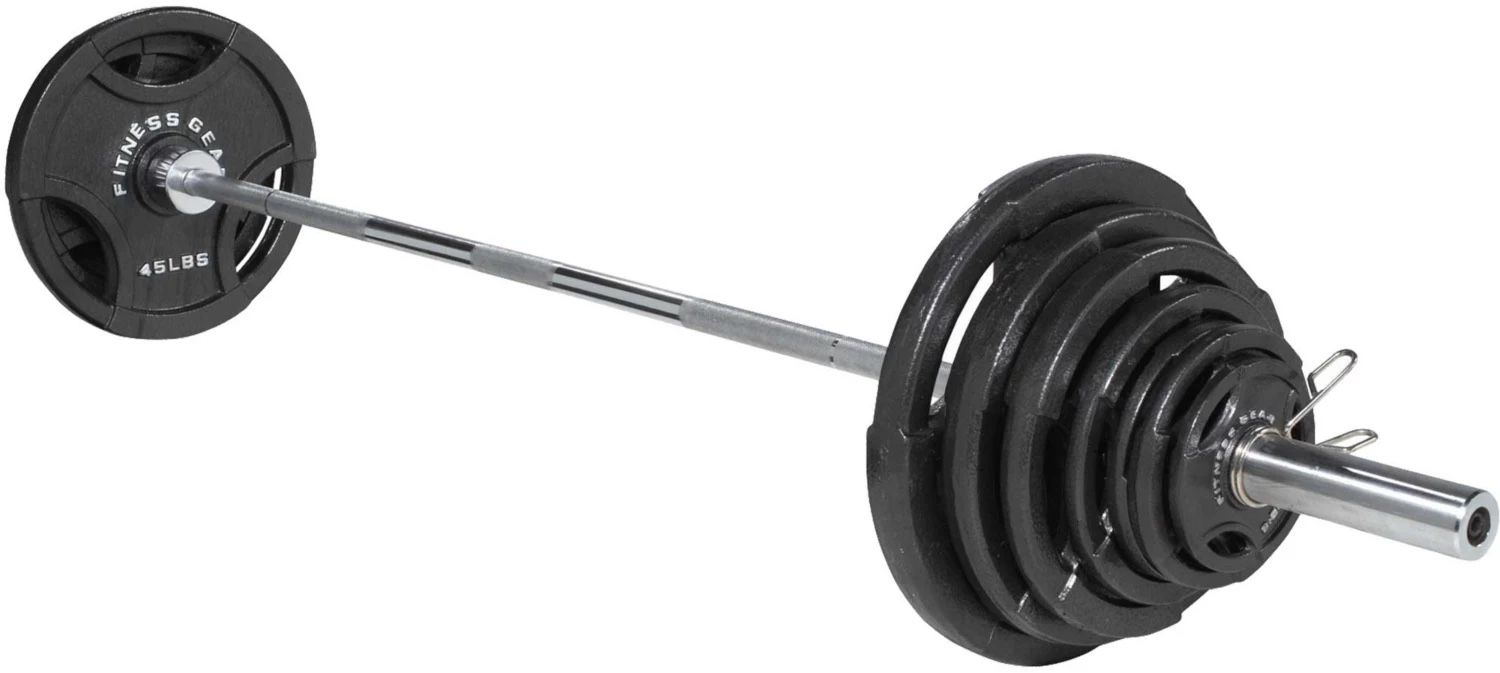 300 lb olympic weight set with bar sales