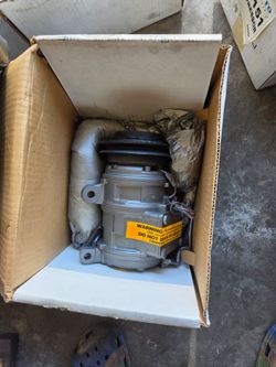 Auto AC compressor new in the box total of 130 unit all different # must take all for $2800 in upland ca no delivery