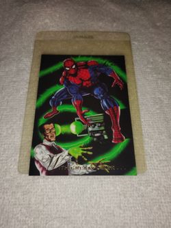 Like Mint 1994 Original Spider-Man  with Great Power Card - Flair #3