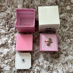 Swarovski oyster shell ring SIZE 50 (5)