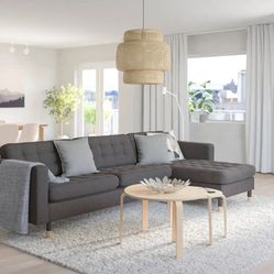 Ikea Morabo gray sectional