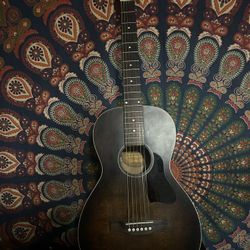Parlor Acoustic Electric Guitar